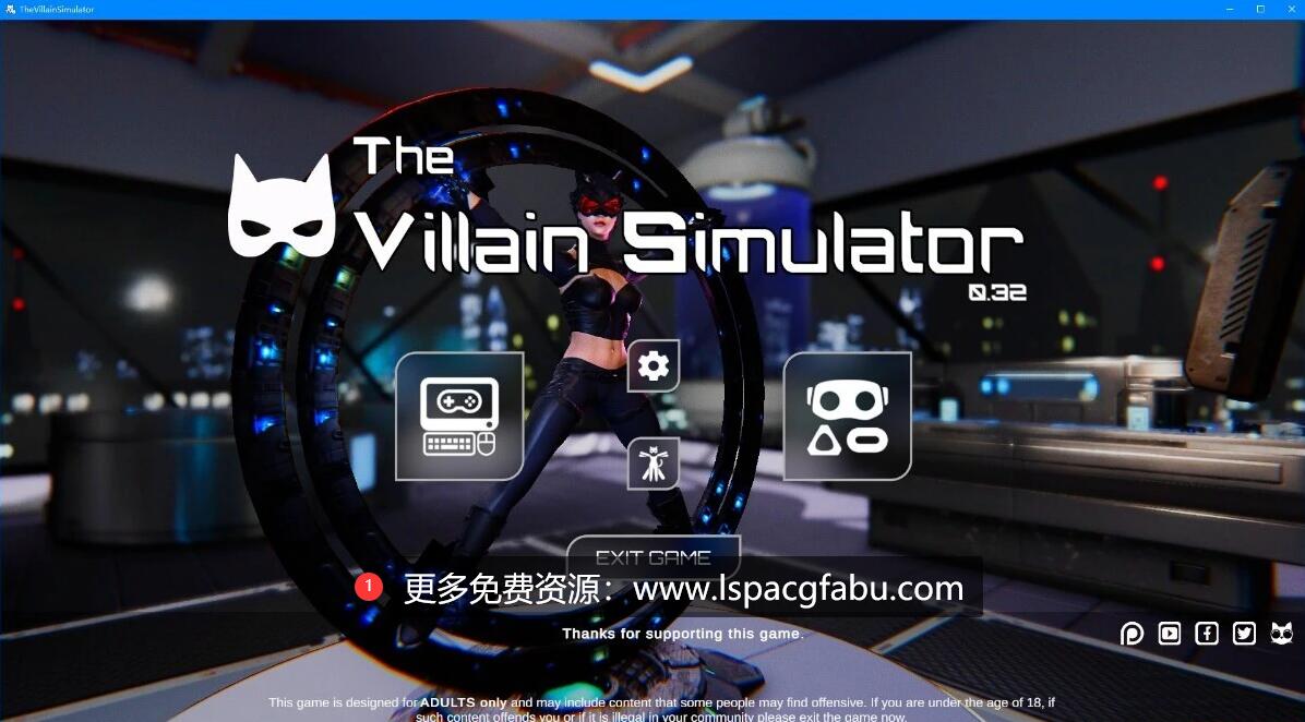 [电脑] 【PC/VR/3D/SLG/英文】恶棍模拟器 The.Villain.Simulator V0.35 官方英文步兵码【10G】